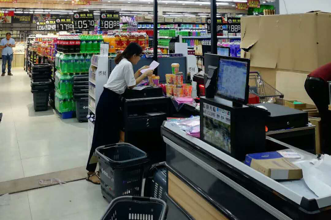 supermarket cash register system solution
