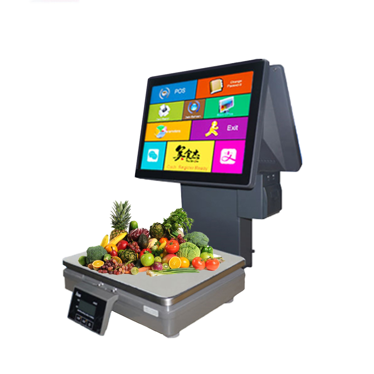 fruit and vegetable weighing scales solution