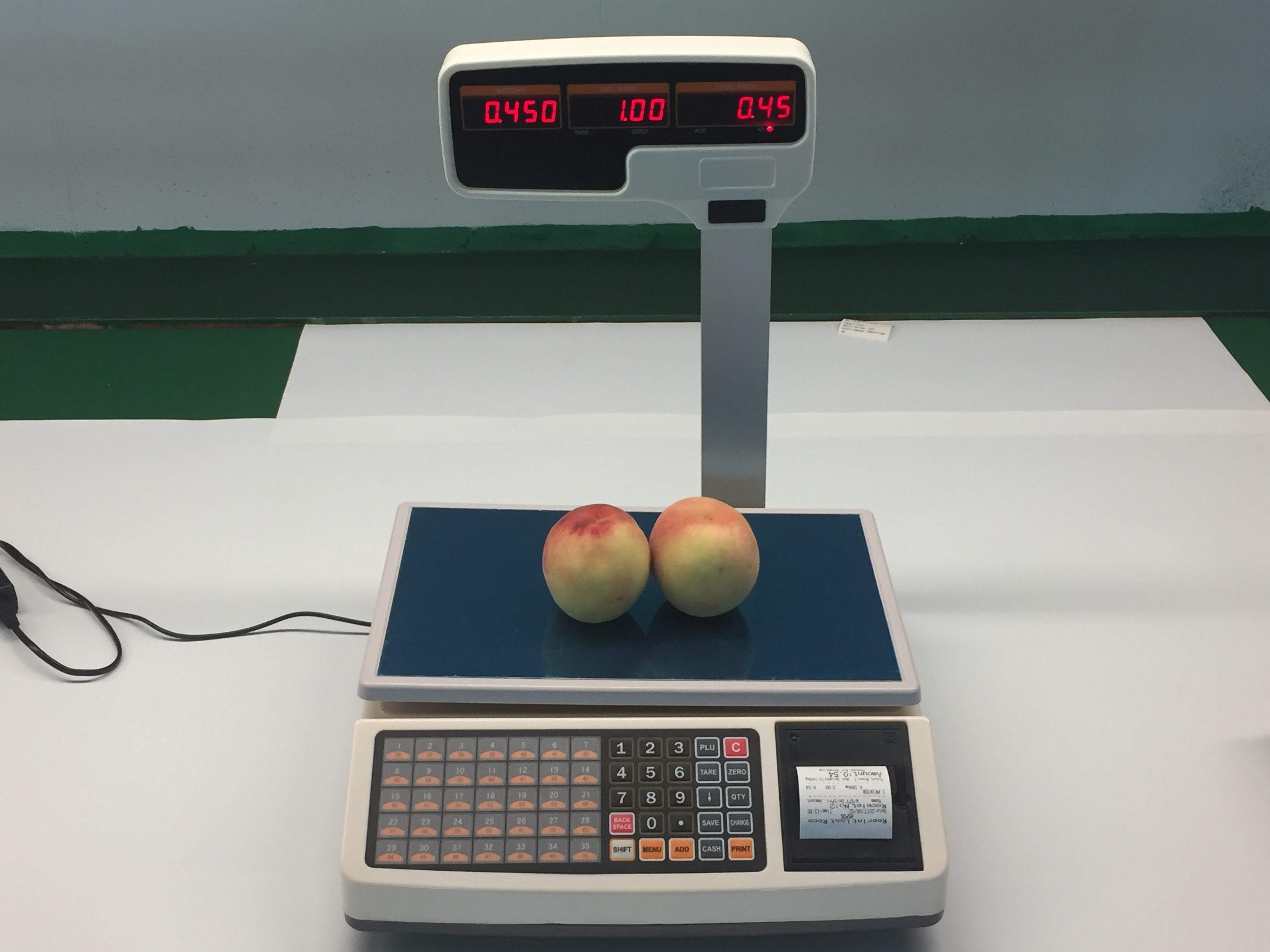 Receipt electronic scale with printer T30U