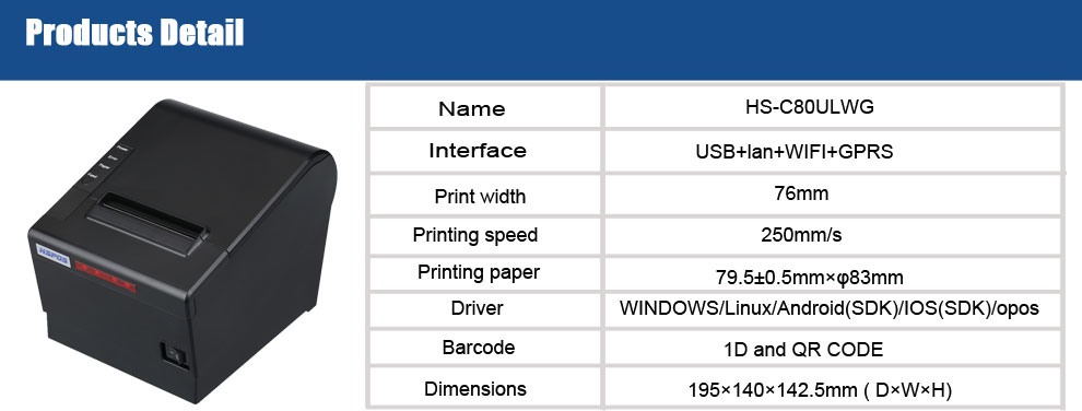 usb thermal receipt printer